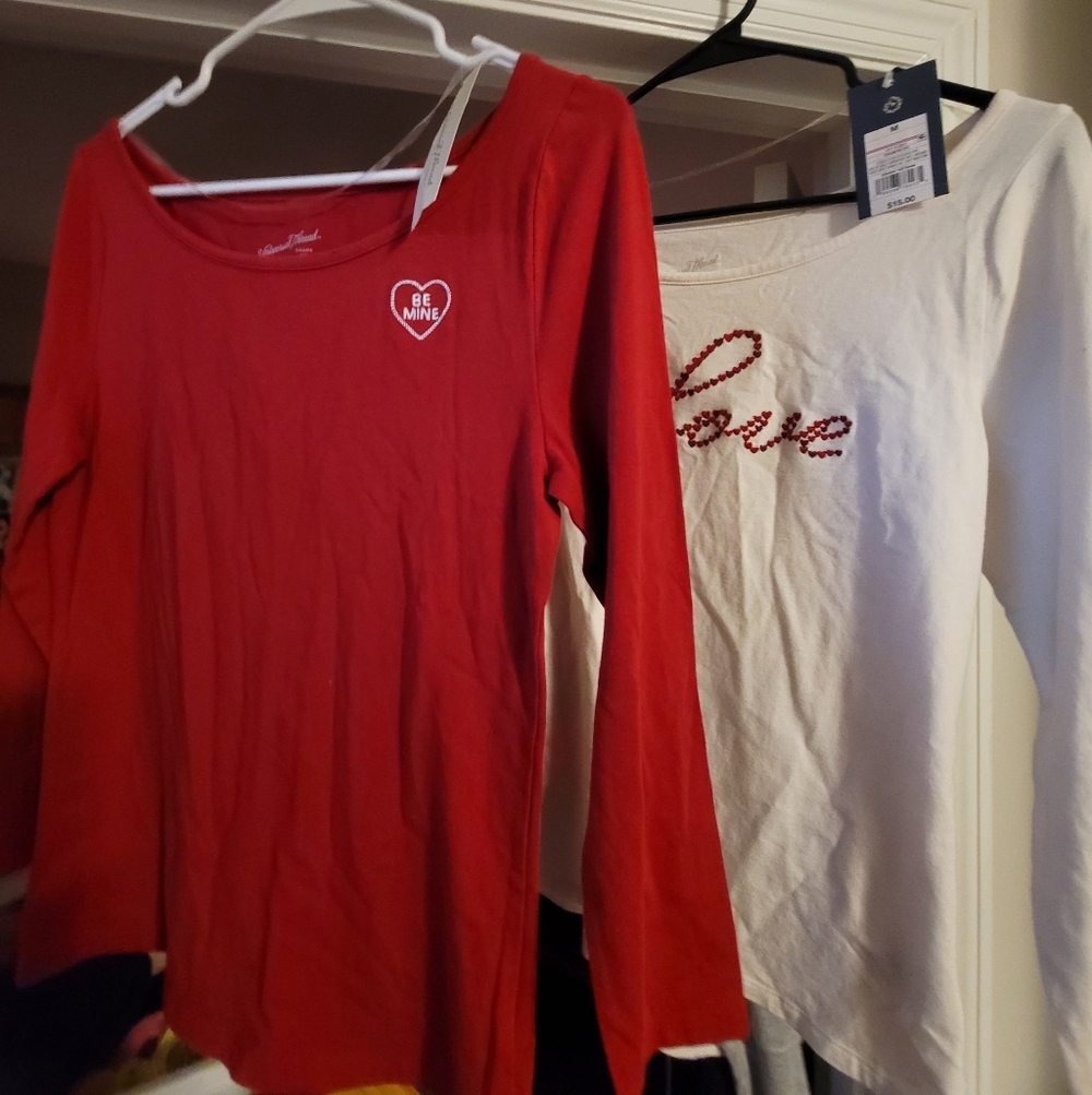 2 Long Sleeve Tops